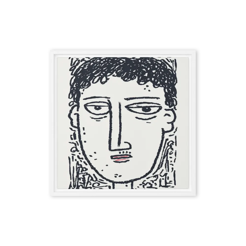 Expressive Line Face | Art Print