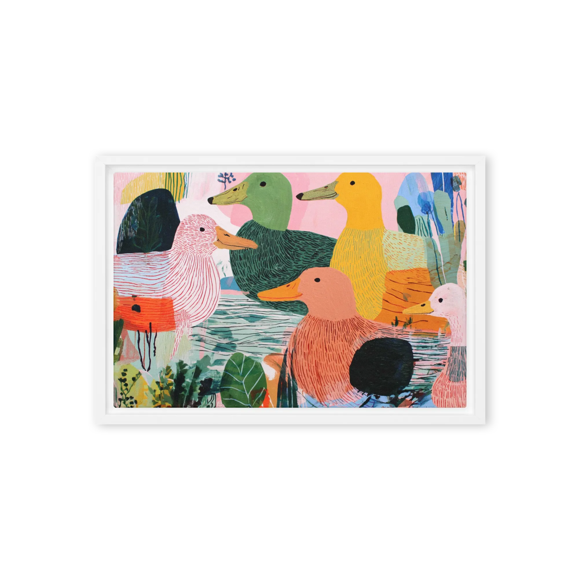 Ducks in the Pond