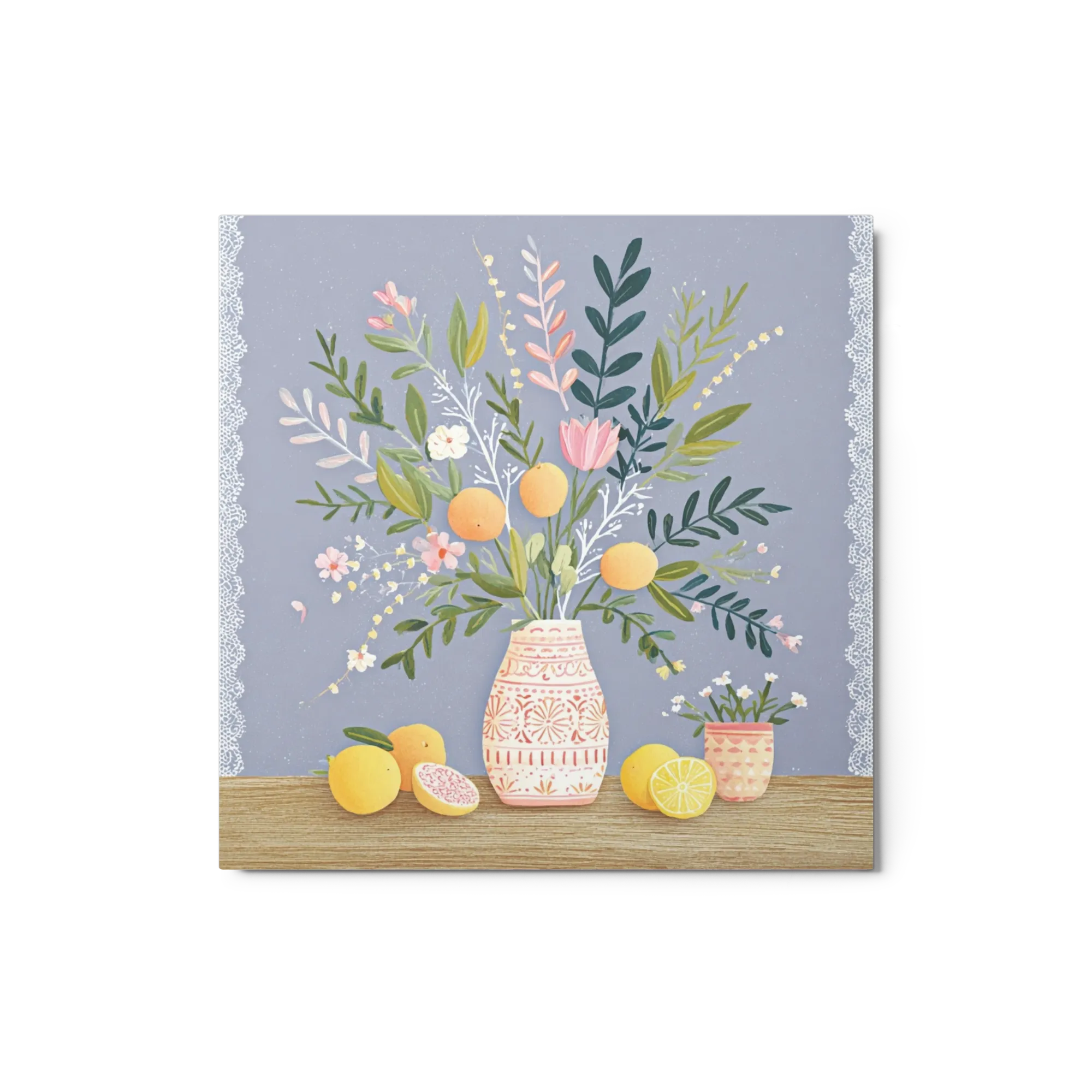 Citrus and Wildflower Arrangement