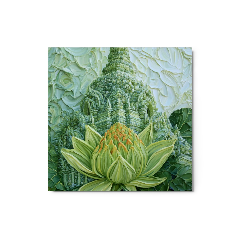 Emerging Lotus Sanctuary | Art Print