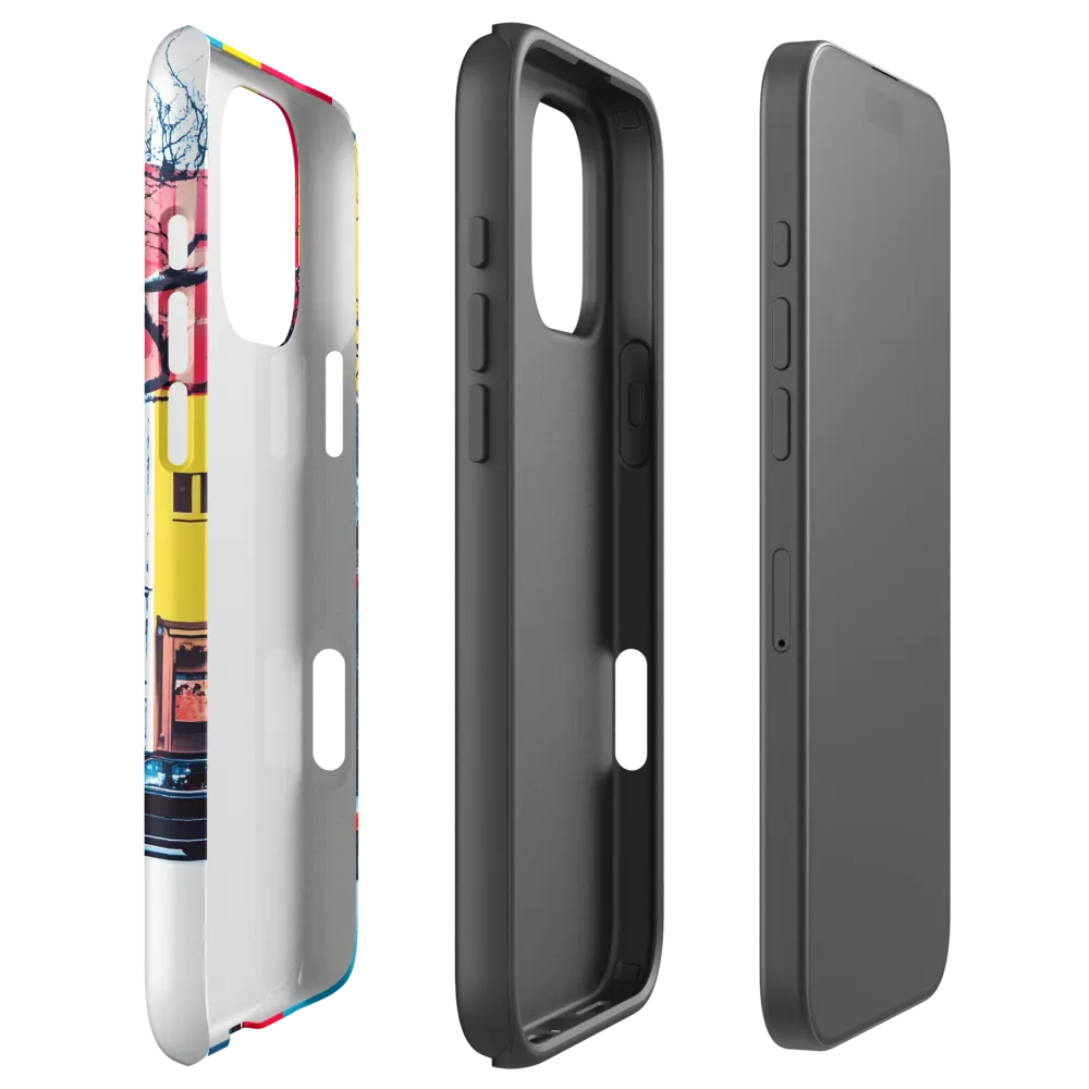 Stylish Woman in Urban Landscape | Phone Case