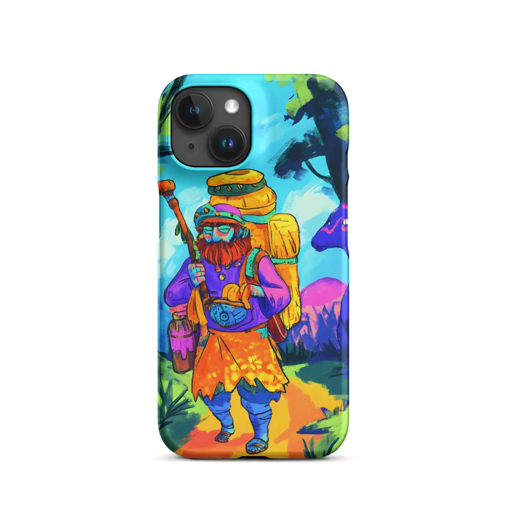 Colorful Traveler in Forest | Phone Case