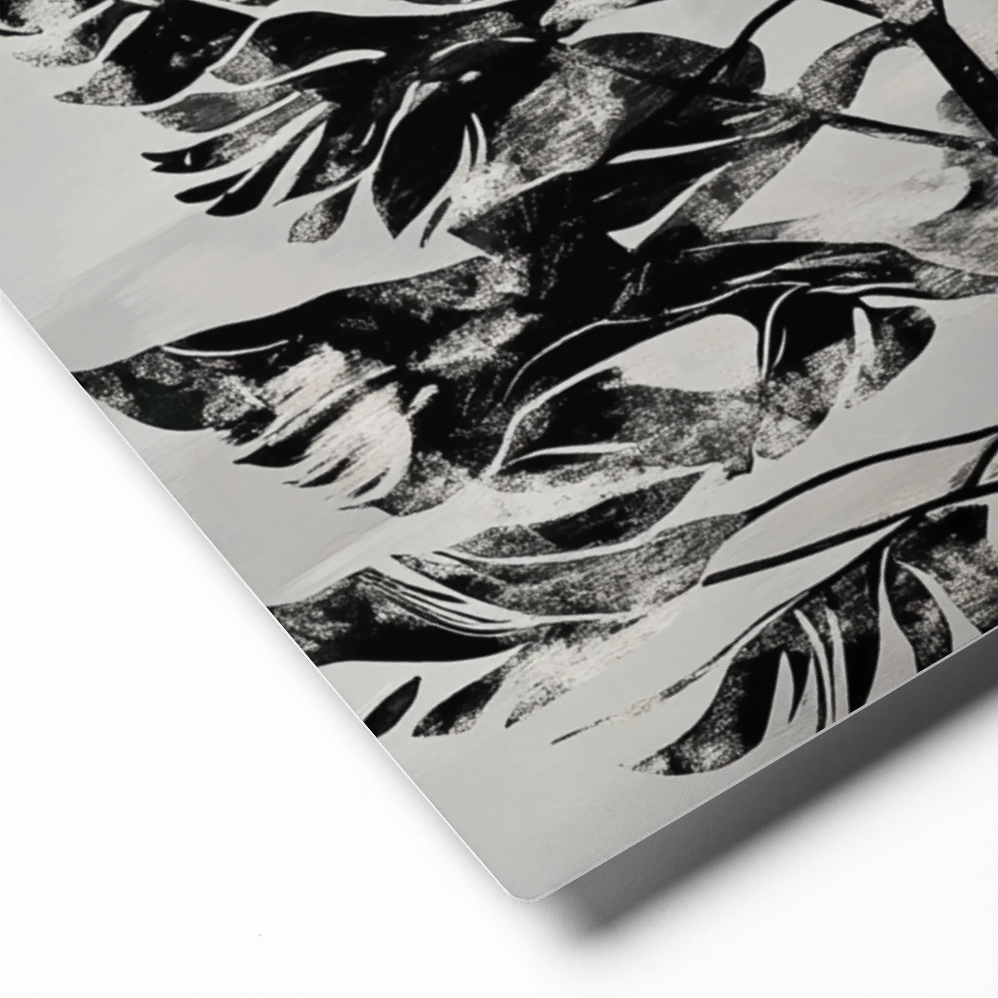 Monochrome Pine Silhouette | Art Print