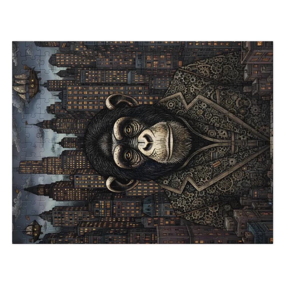 Steampunk Gentleman Chimp | Jigsaw Puzzles