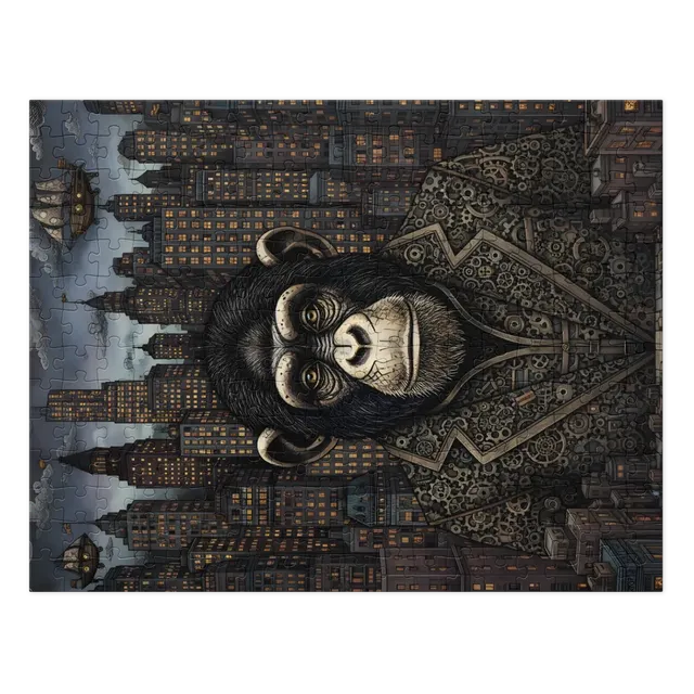 Steampunk Gentleman Chimp | Jigsaw Puzzles