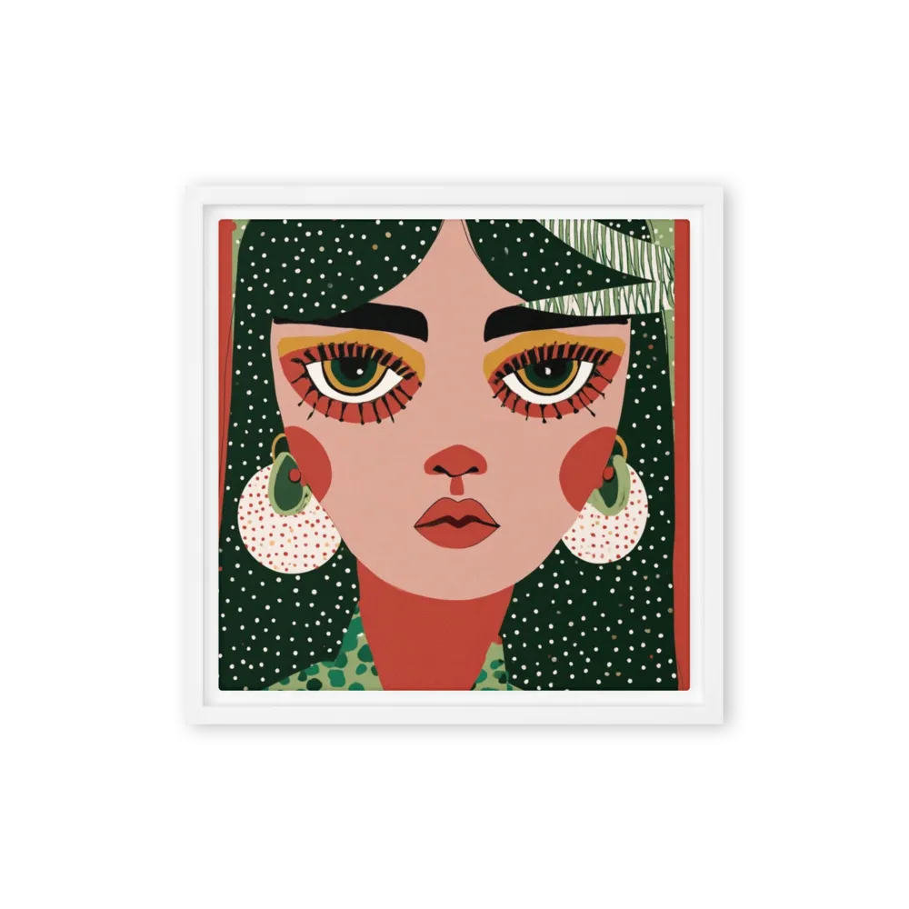 Polka Dot Muse 
 Canvas | 26″x 26″