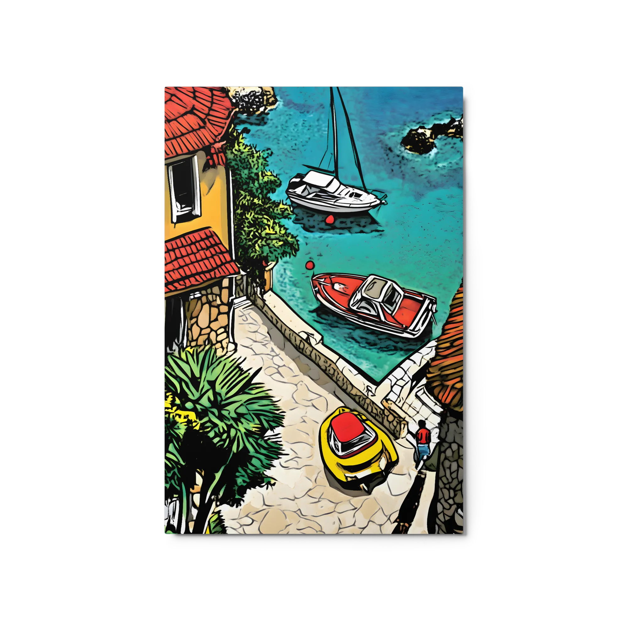 Mediterranean Inlet Scene