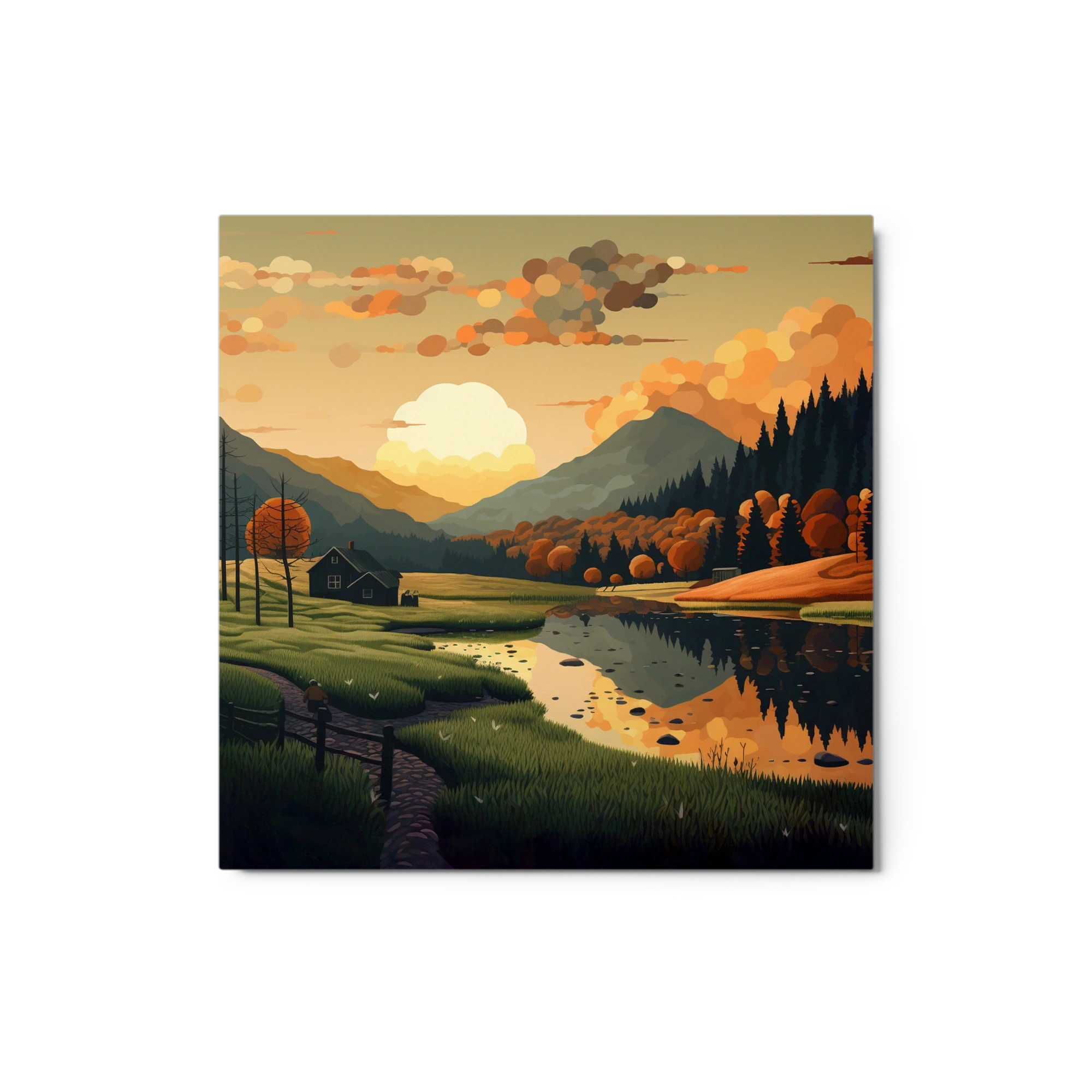 Serene Sunset Landscape