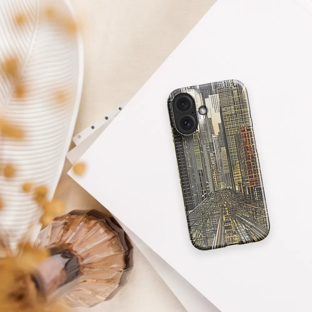 Urban Gridscape 
 iPhone 14 Plus | Tough Case
