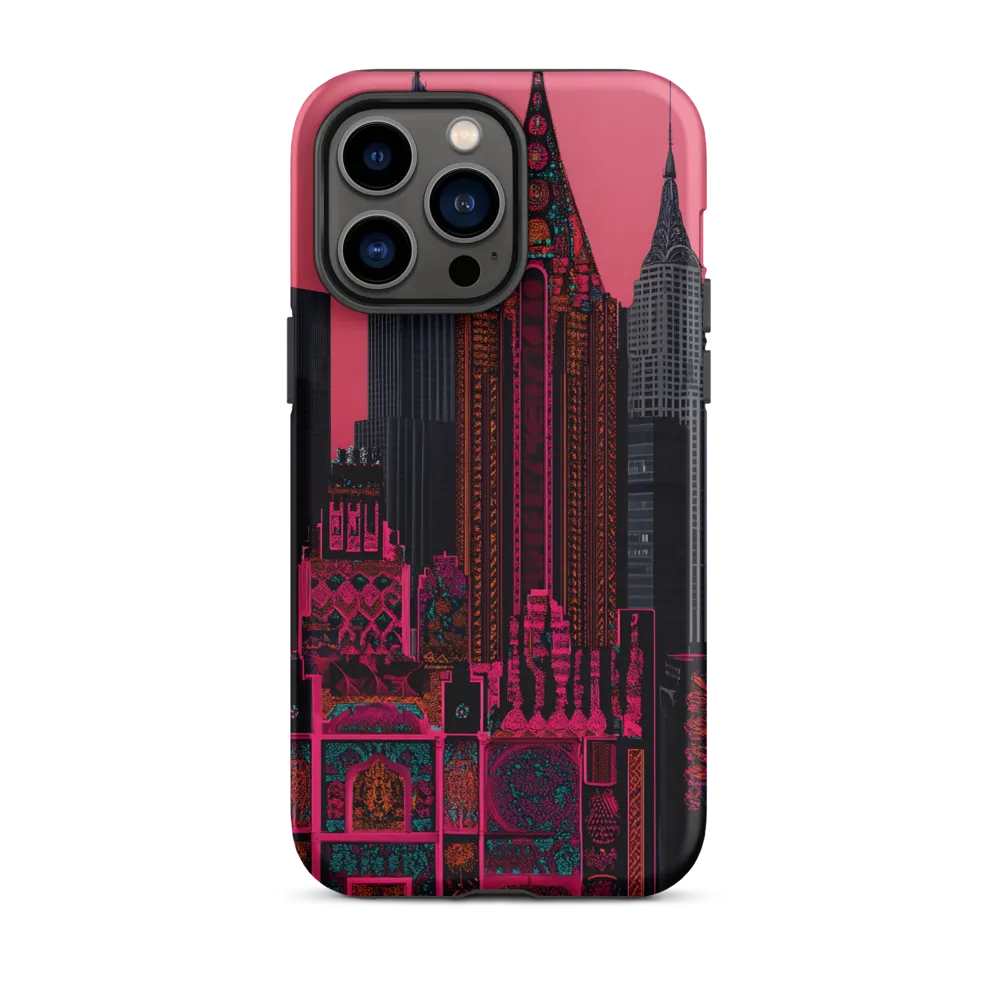Neon Metropolis Skyline | Phone Case