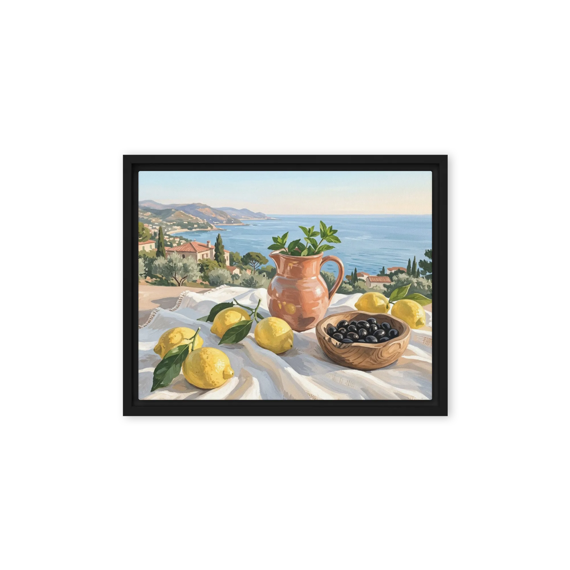 Coastline Citrus 
 Metal Print | 16″x 20″