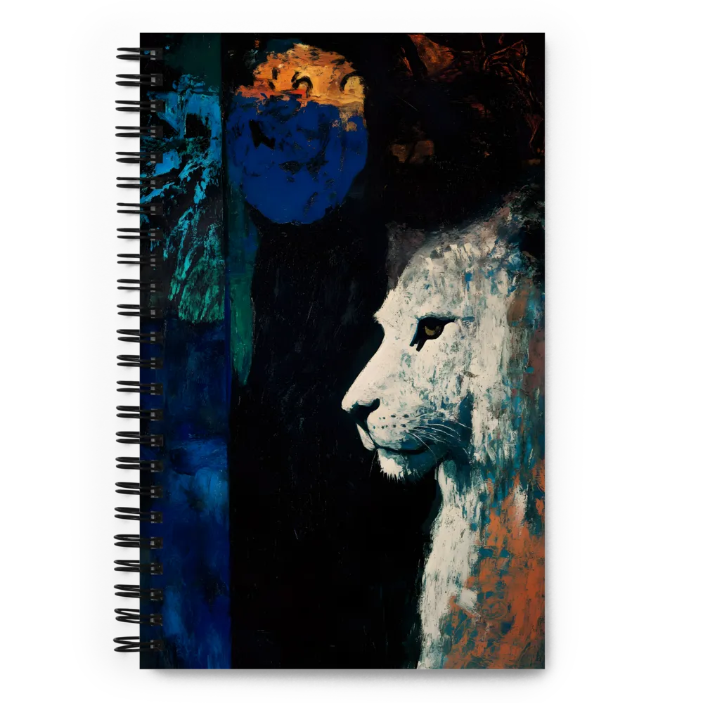 Cosmic Lion's Gaze 
 Spiral Notebook | 140 pages
