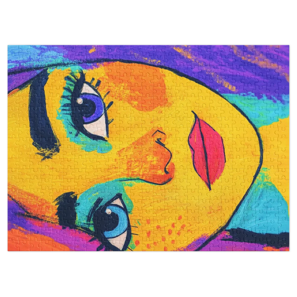 Neon Muse 
 Jigsaw Puzzle in Tin Box