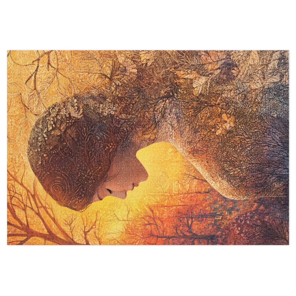 Surreal Woman in Nature | Jigsaw Puzzle (252/520 pieces)