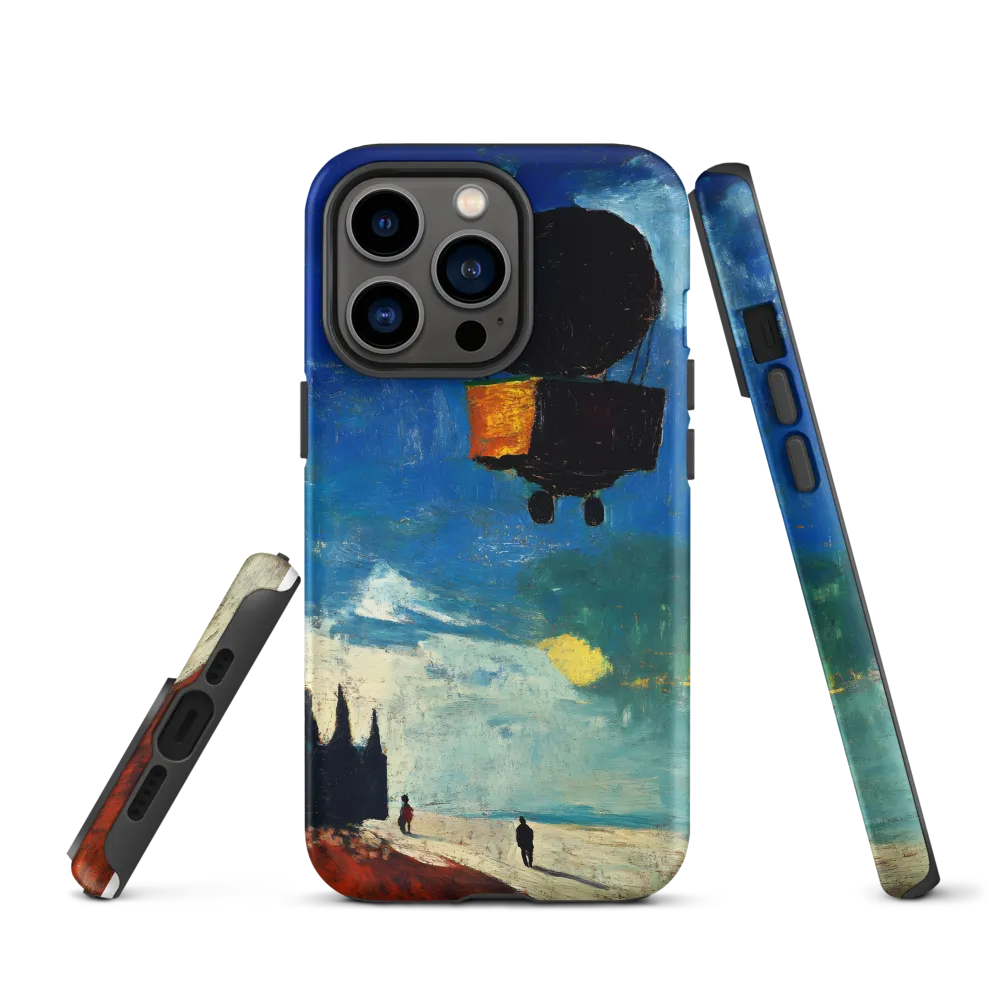 Airship Above the Shore | Phone Case