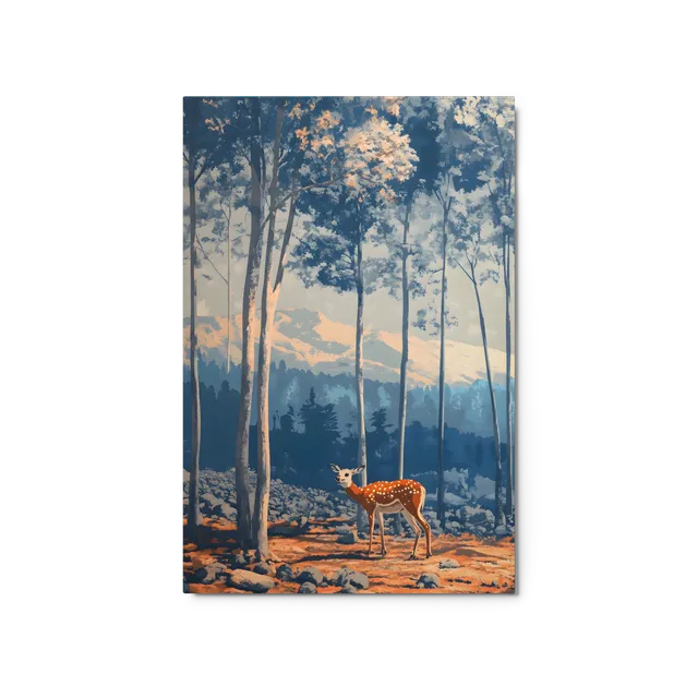 Forest Deer Serenity | Art Print