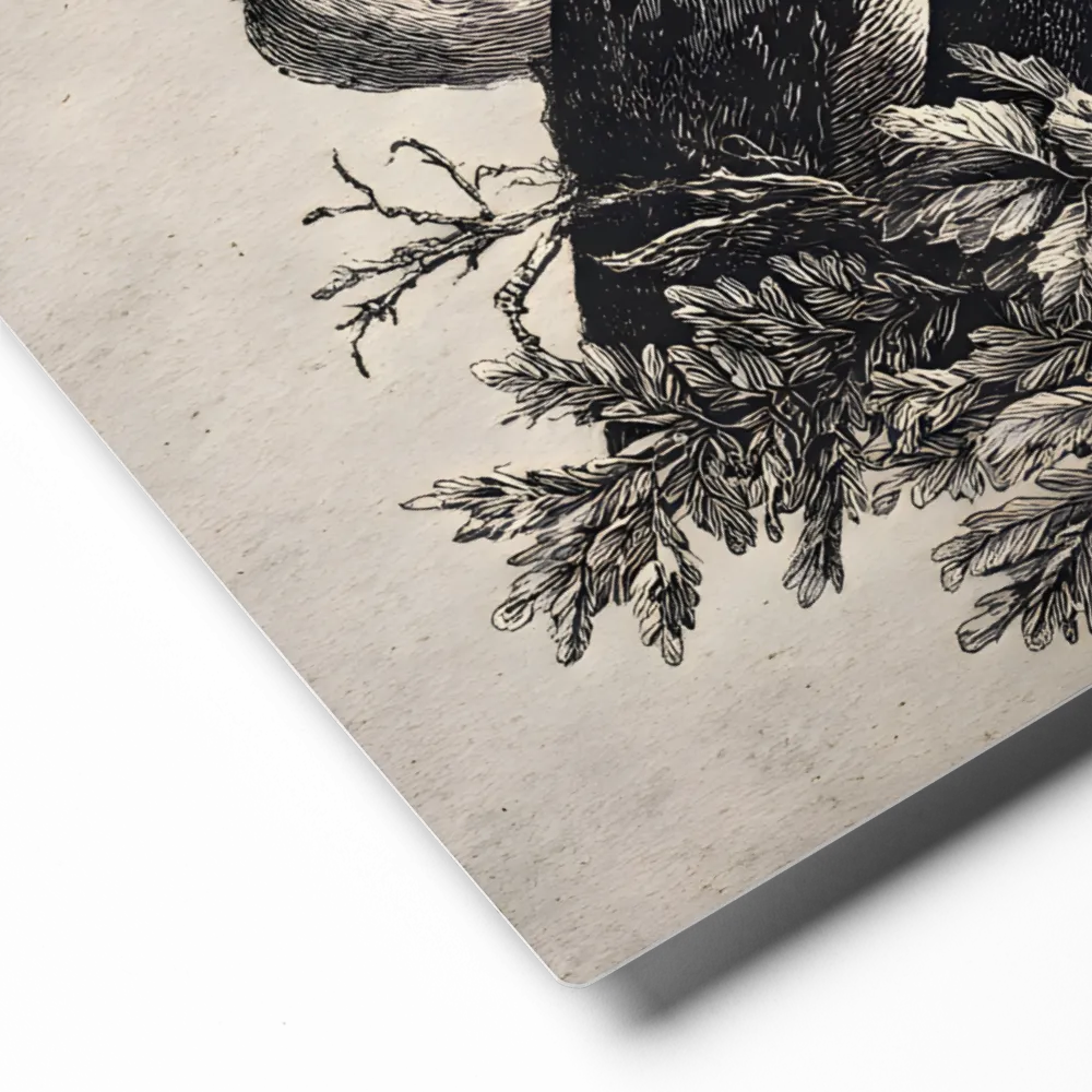 The Jackalope Owl | Art Print