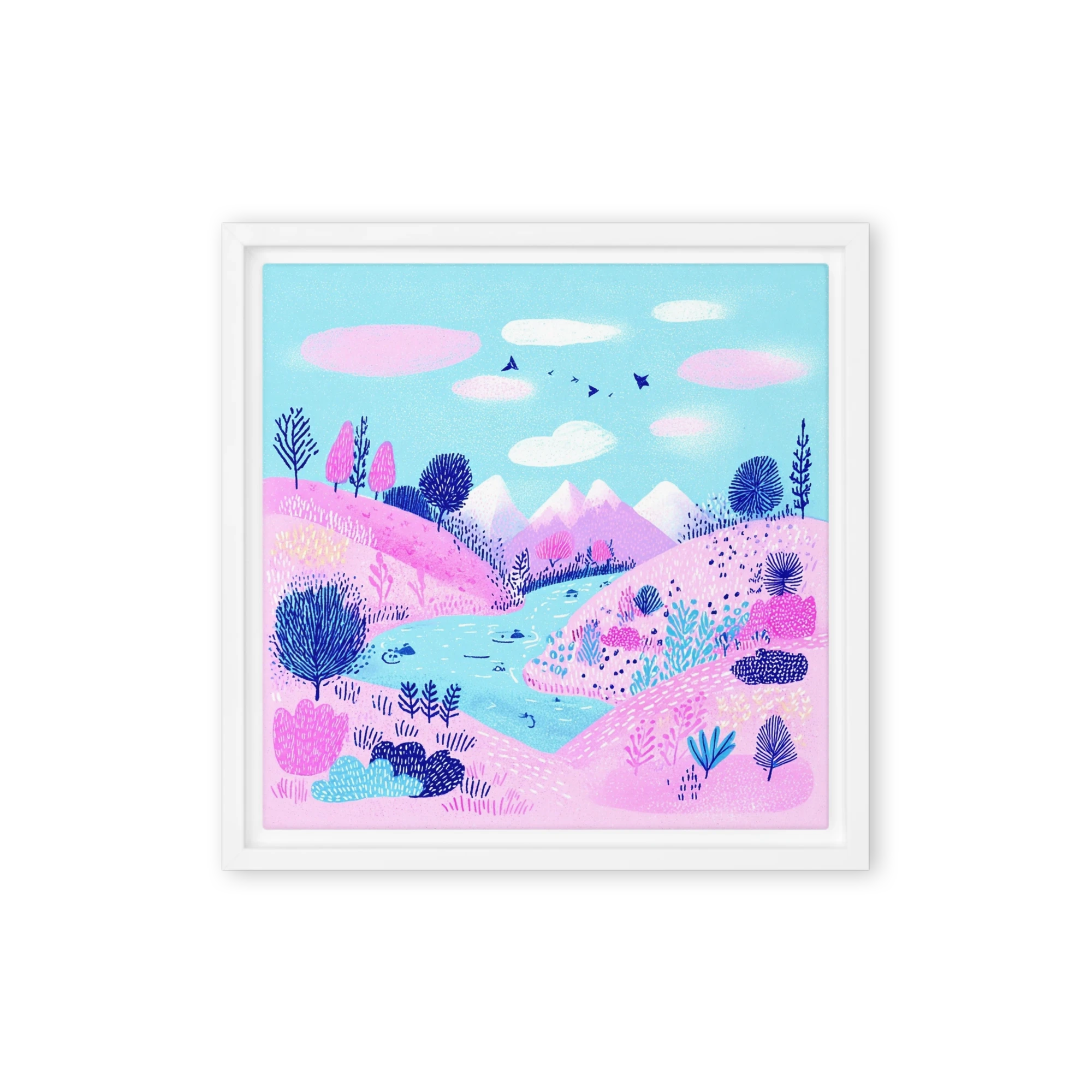 Pastel River Valley