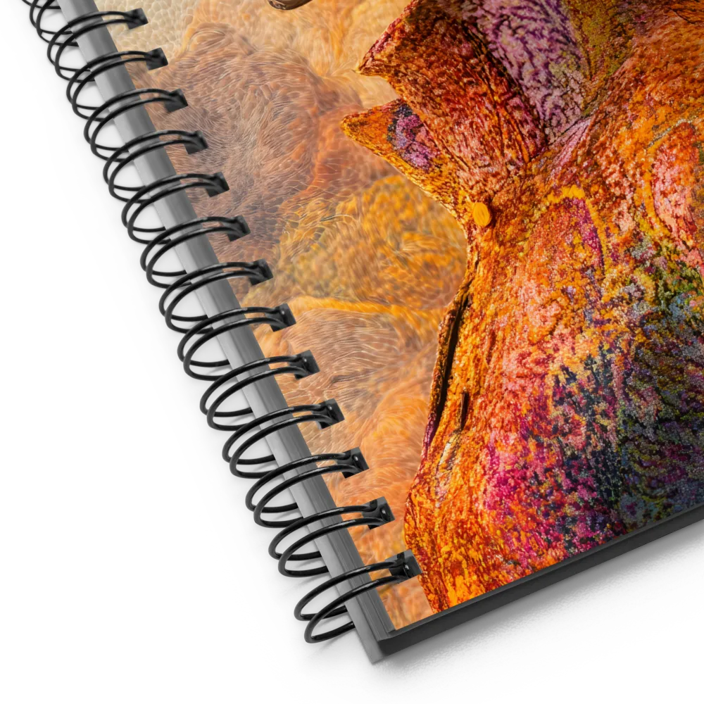 Golden Mosaic Profile 
 Spiral Notebook | 140 pages