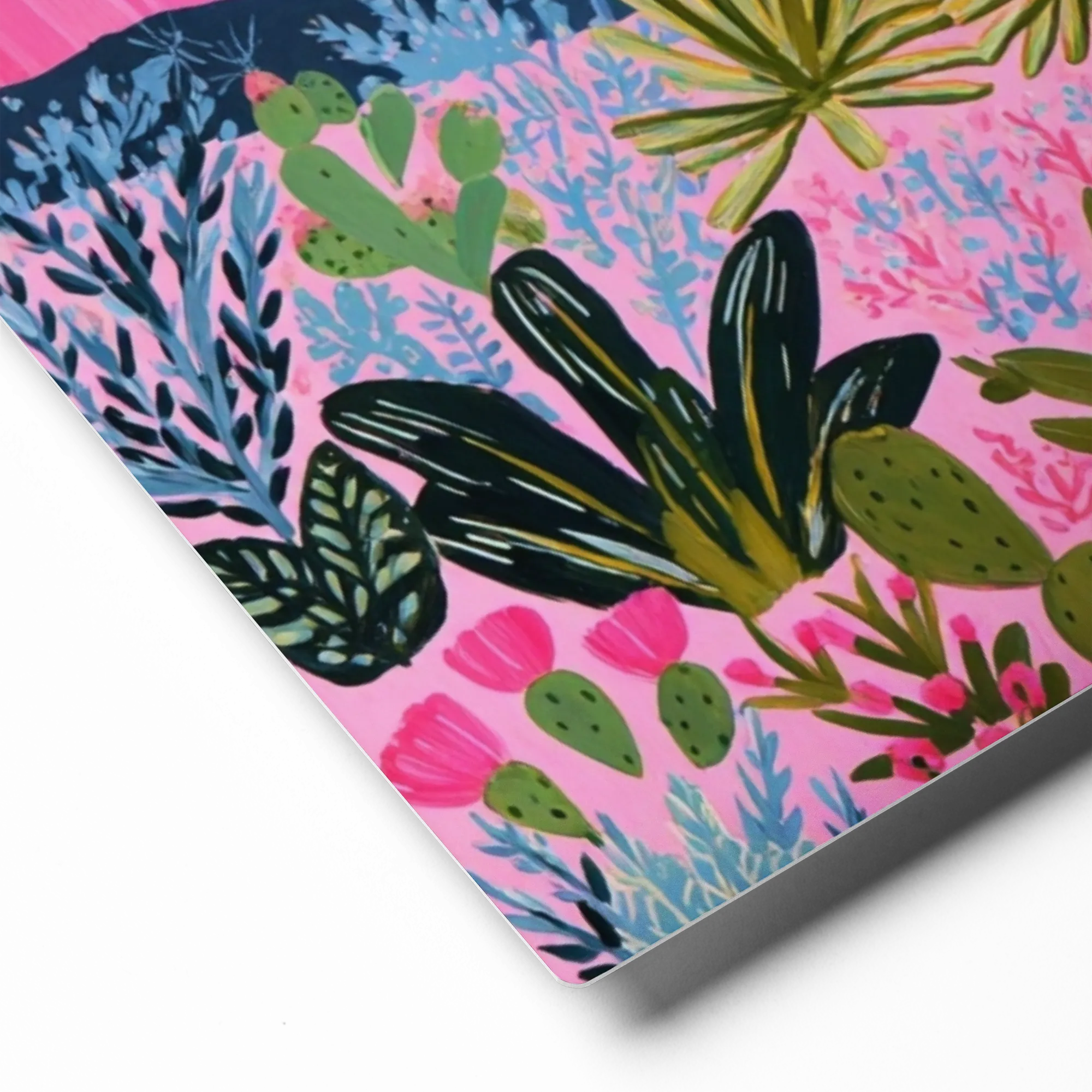 Pink Cactus Valley | Art Print