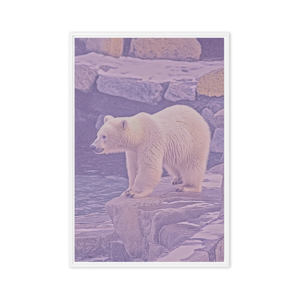 Arctic Sentinel in Lilac Hues | Art Print
