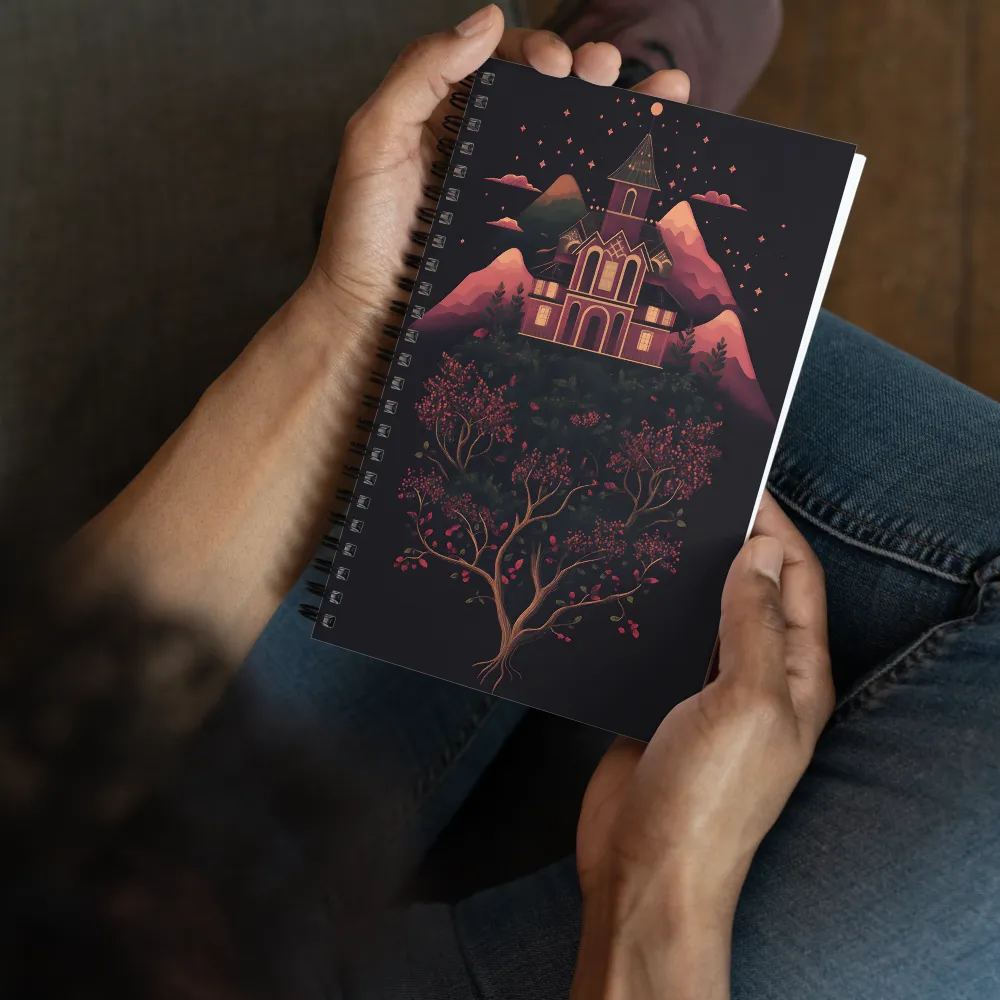 Enchanted Nightfall Manor 
 Spiral Notebook | 140 pages