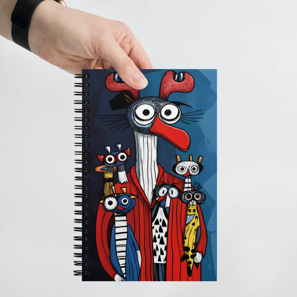 The Feathered Ensemble 
 Spiral Notebook | 140 pages