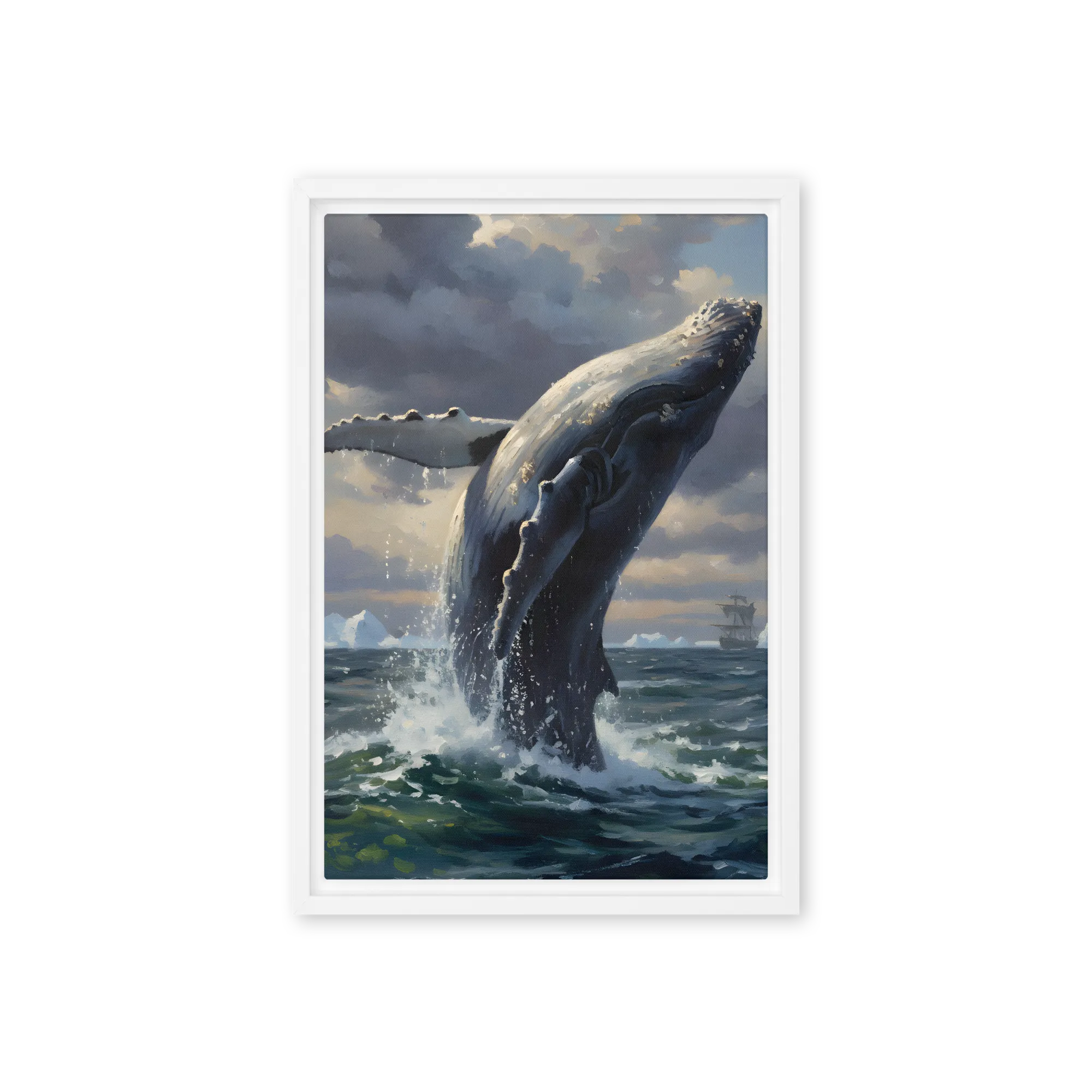 Breaching Whale