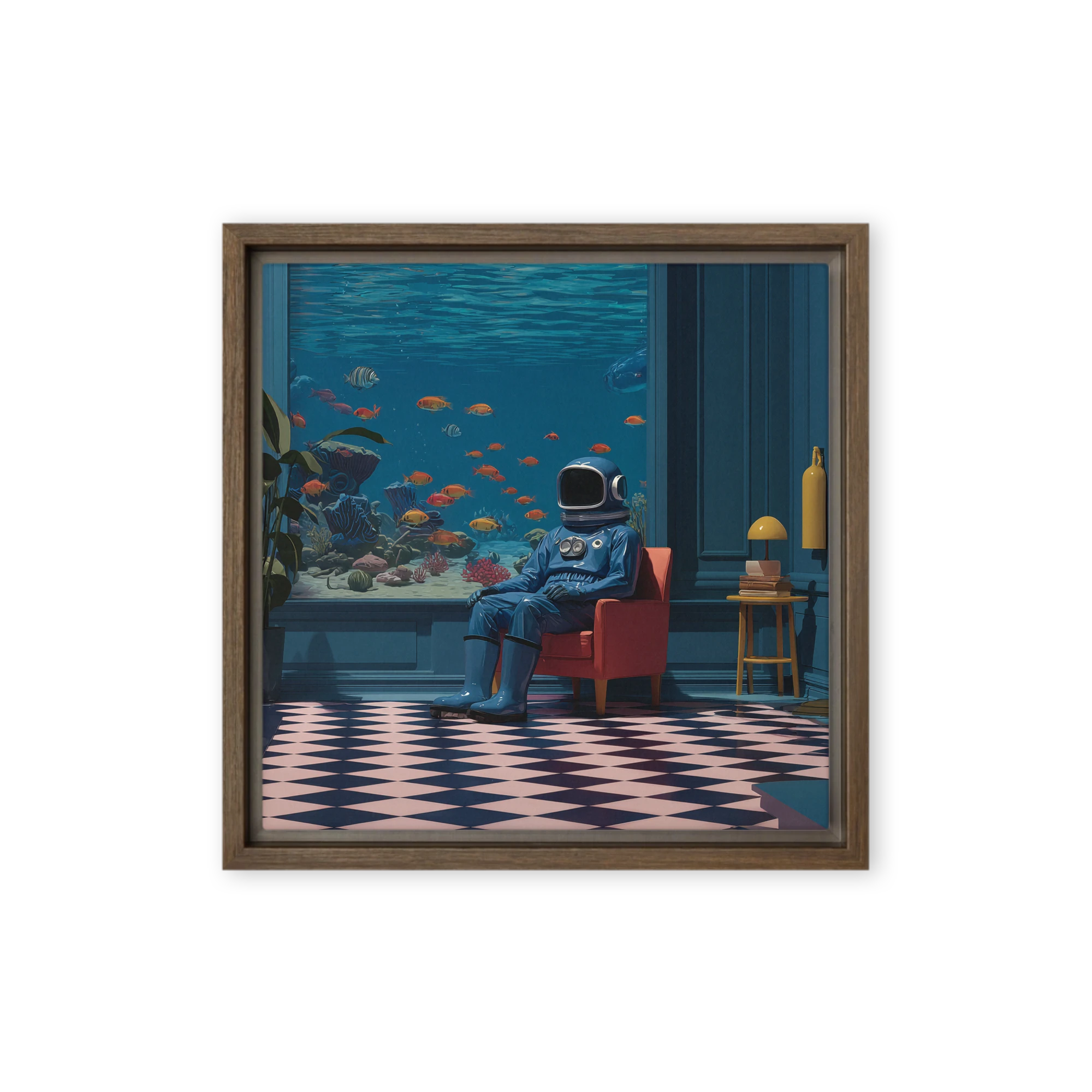 Astronaut's Deep Blue View