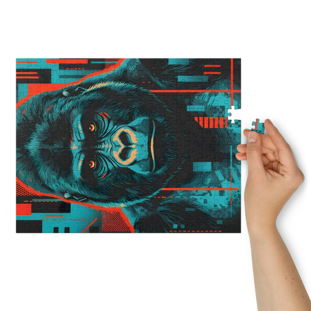 Neon Gorilla | Jigsaw Puzzles