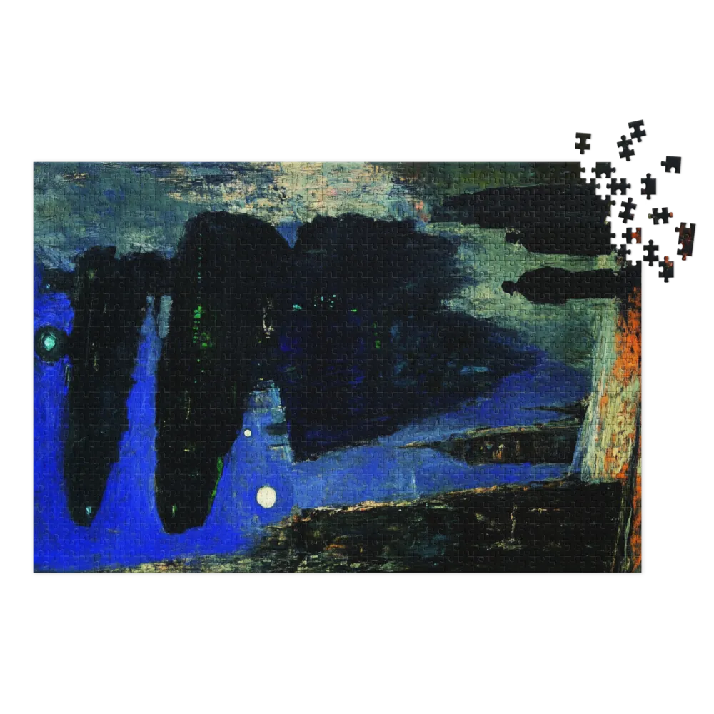 Surreal Landscape with Spaceship | Jigsaw Puzzle (252/520 pieces)