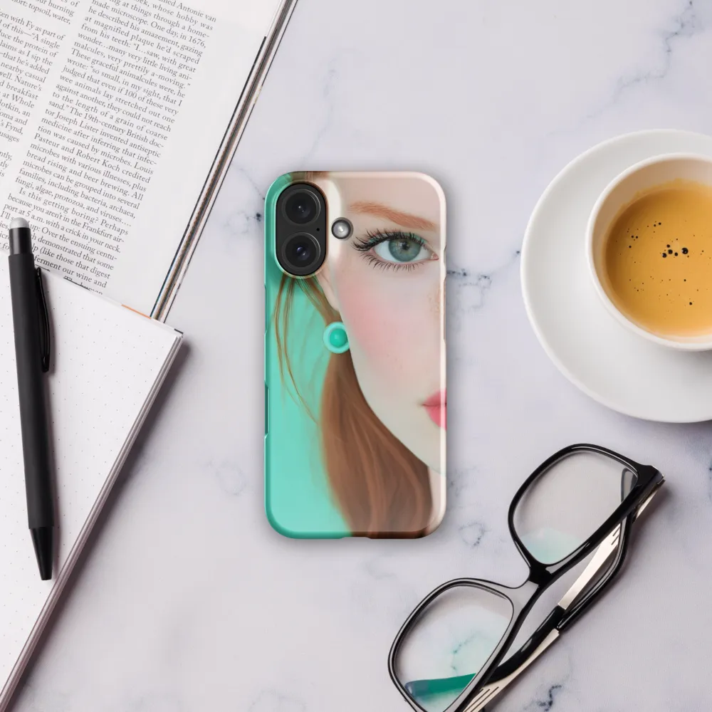 Teal and Pink Gaze 
 Samsung Galaxy S10e | Tough Case