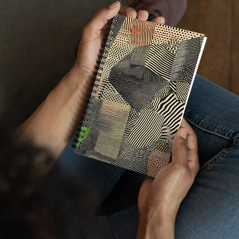 Optical Illusion Patterns 
 Spiral Notebook | 140 pages