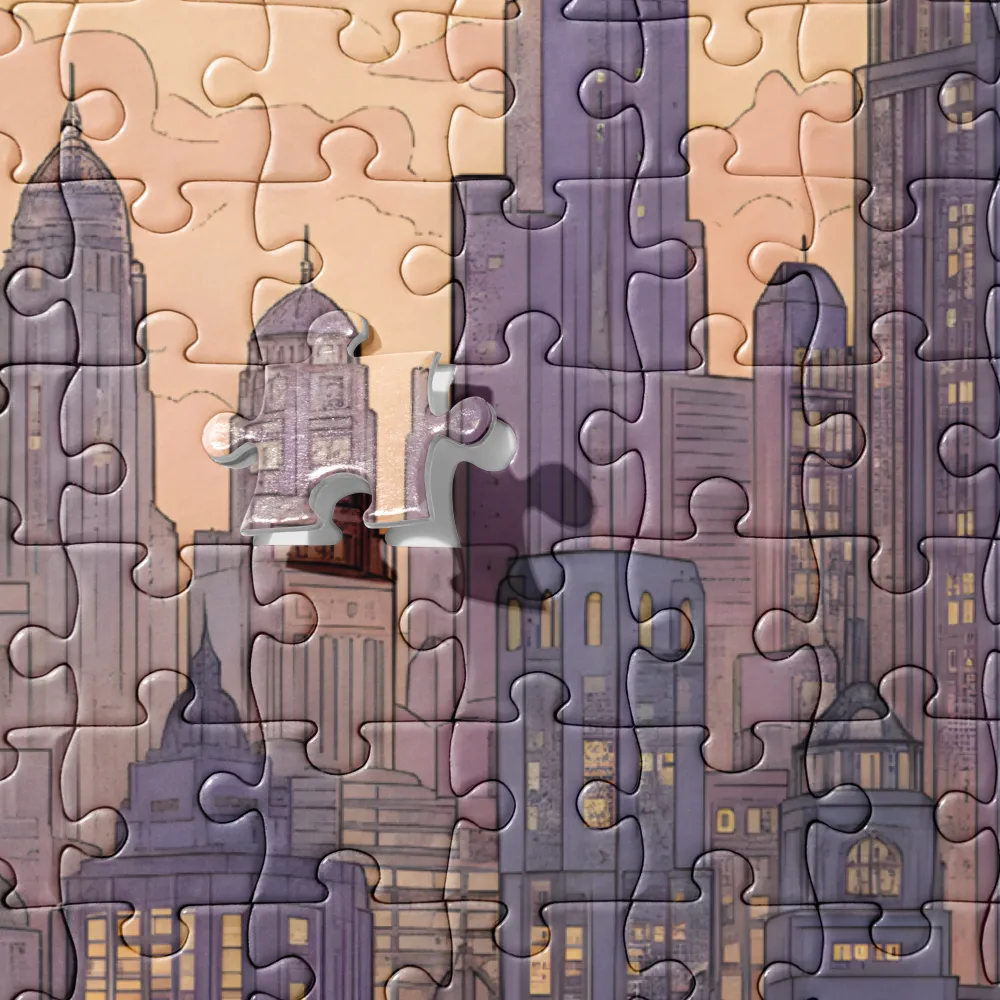 Twilight Sentinel 
 Jigsaw Puzzle in Tin Box