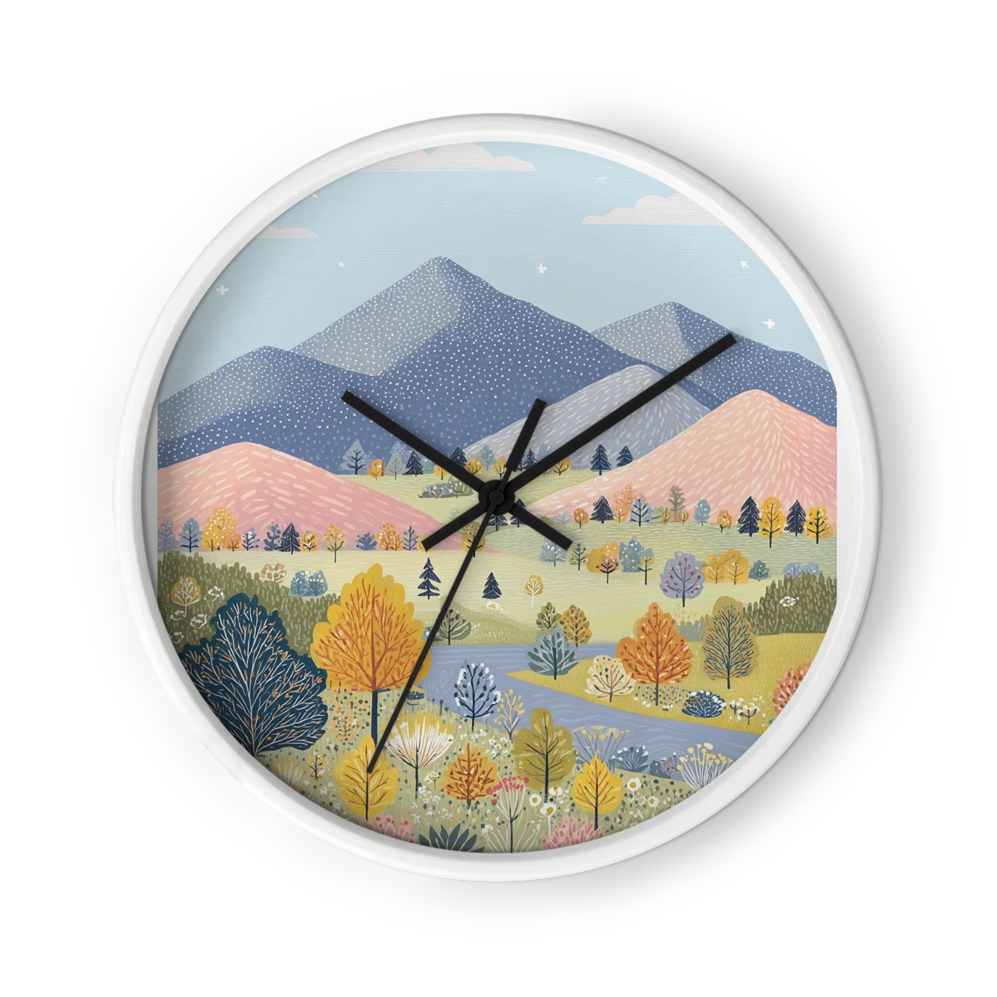 Pastel Mountain Valley