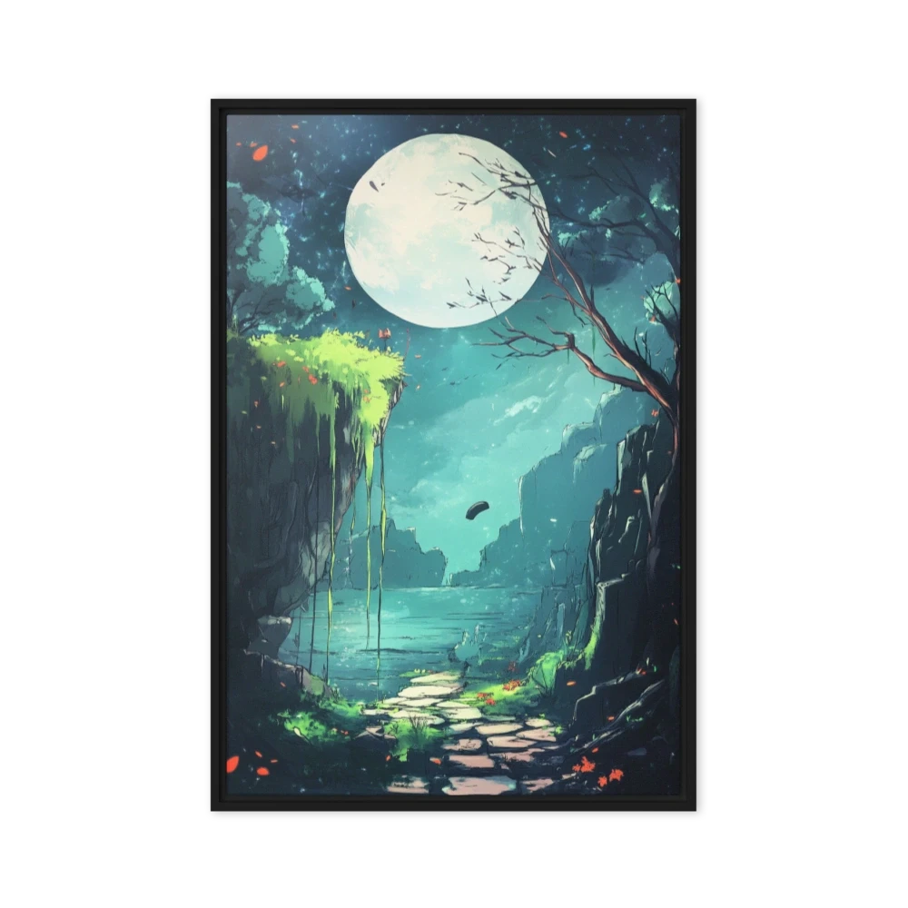 Serene Moonlit Landscape