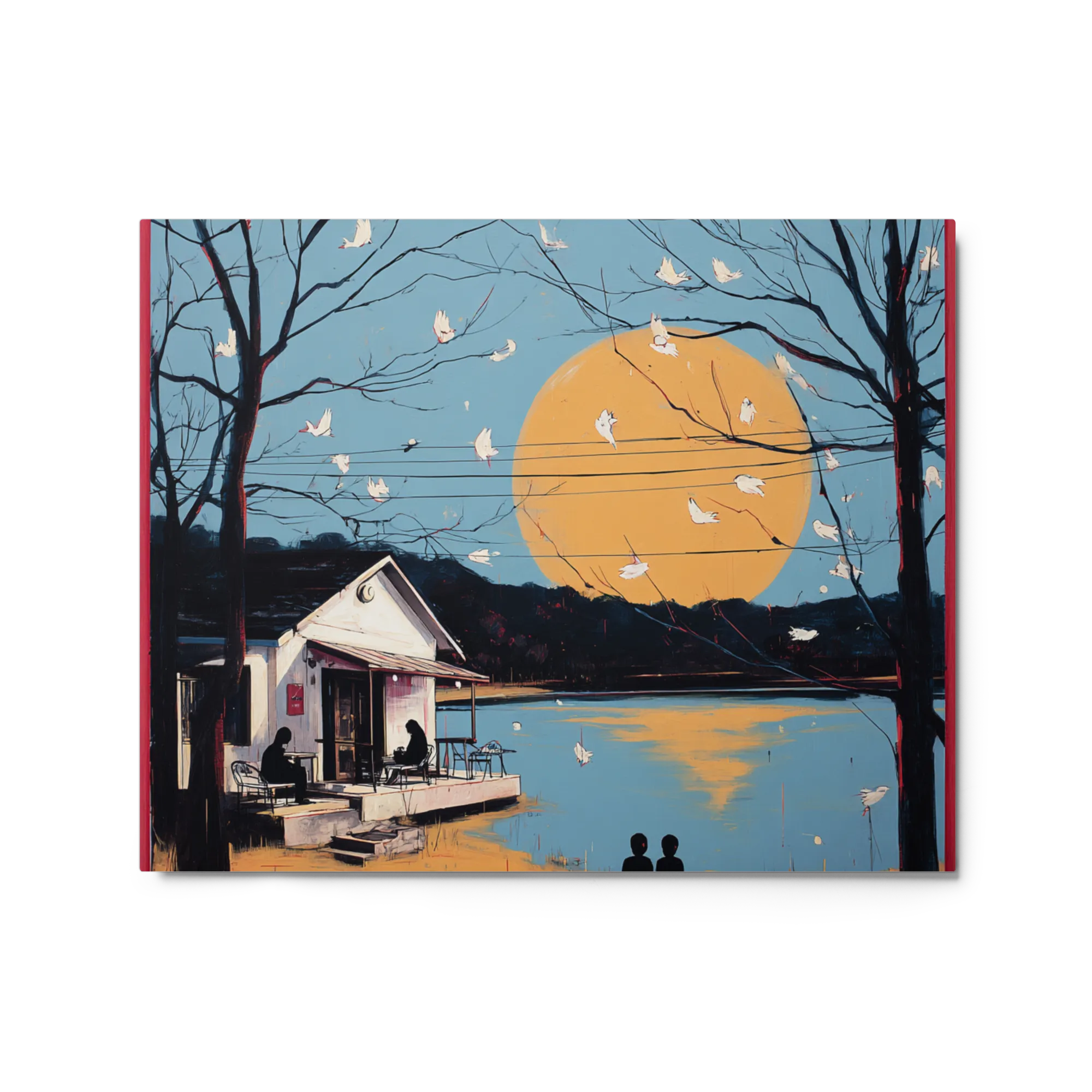 Quiet Waters under a Golden Sun