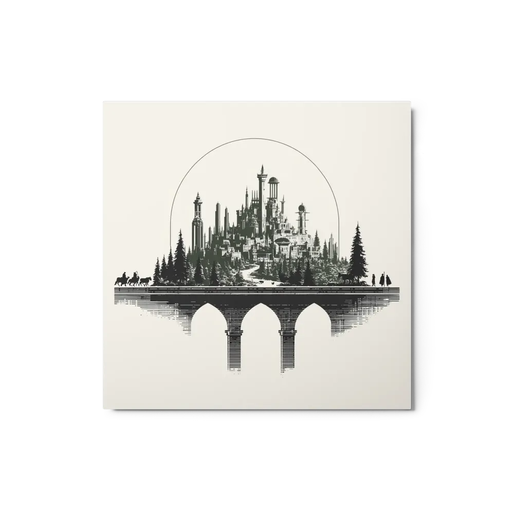 Citadel Over the Arch Bridge | Art Print