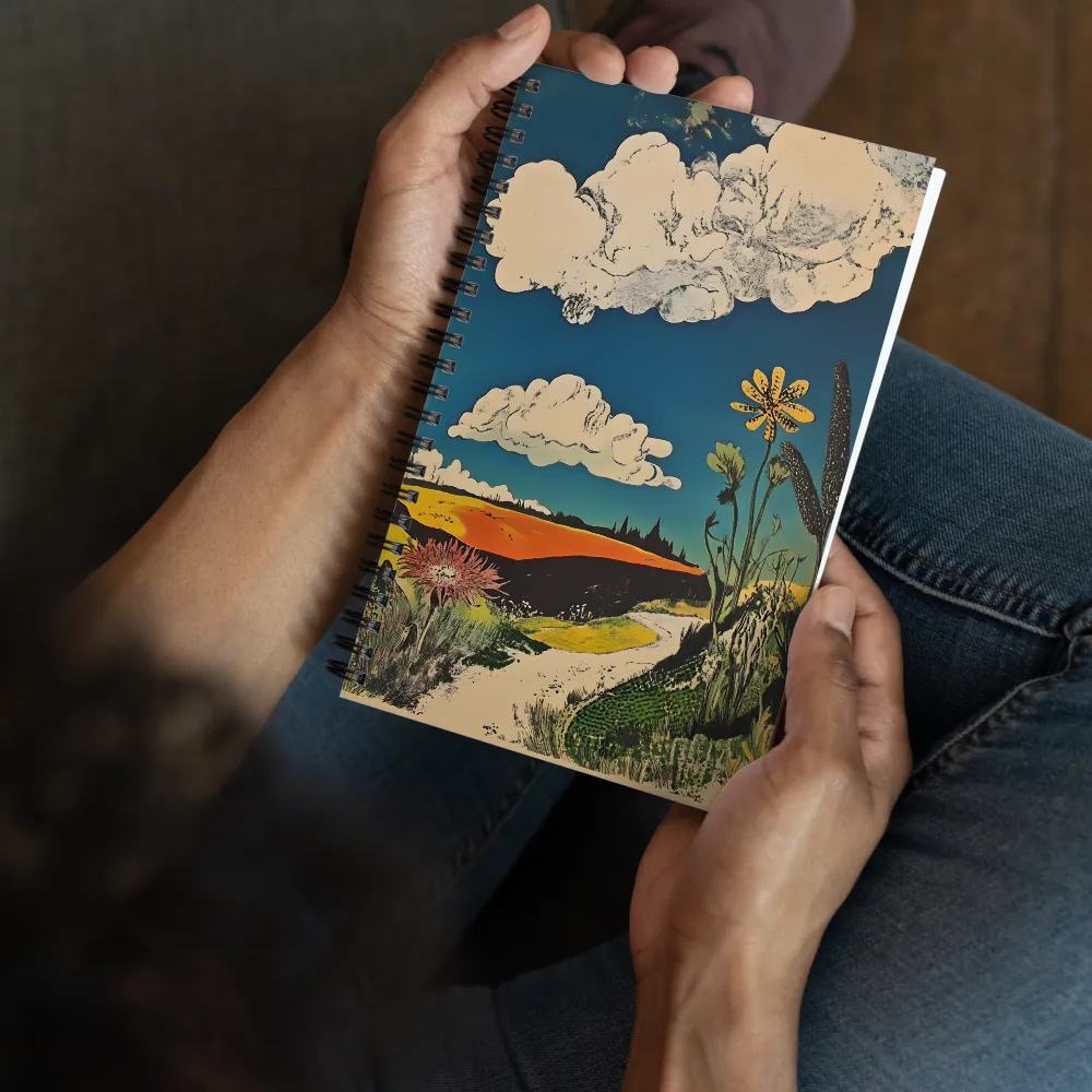Field Path Sky 
 Spiral Notebook | 140 pages