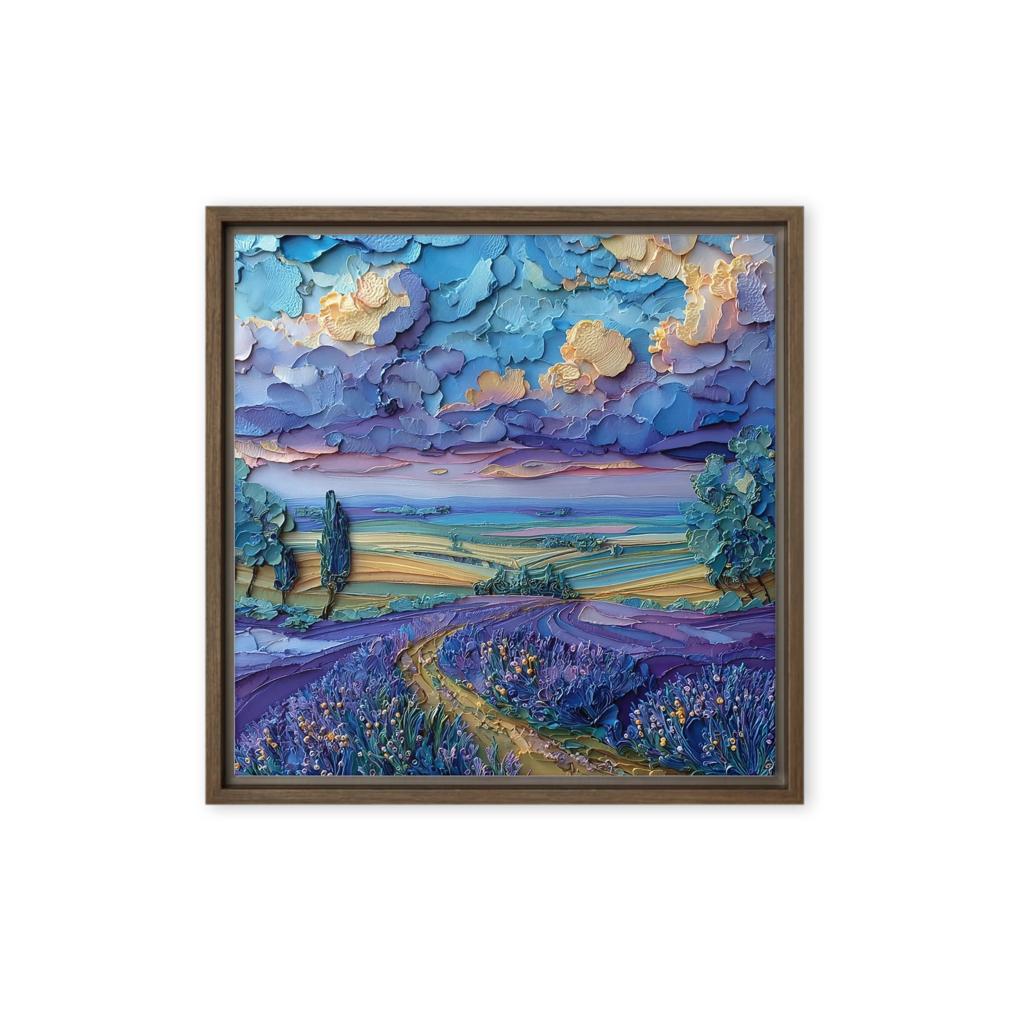 Impressionist Lavender Fields