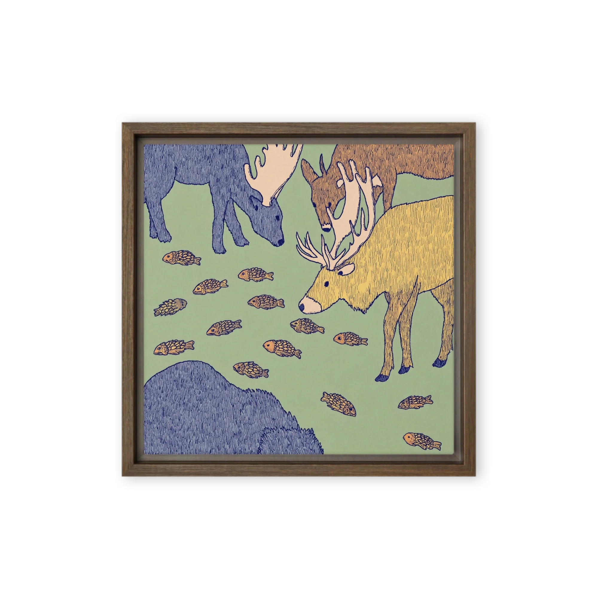 Forest Encounters with Fish
