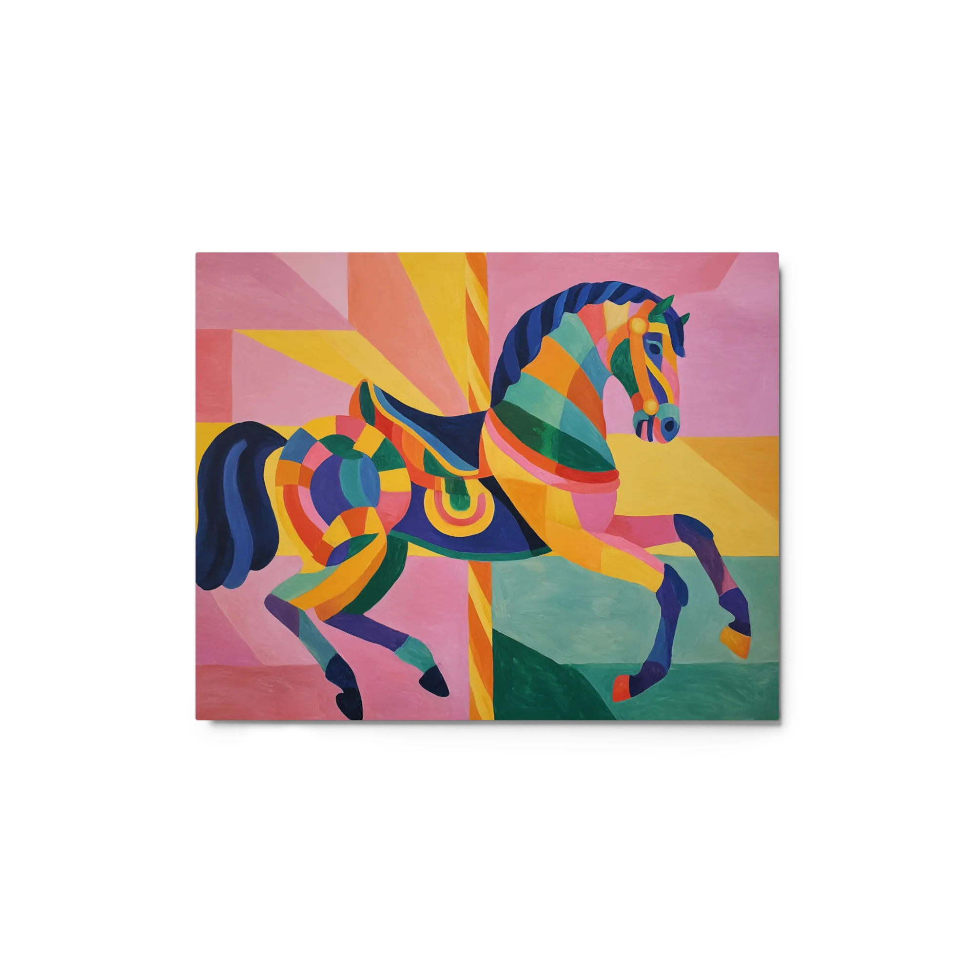 Prismatic Carousel Horse