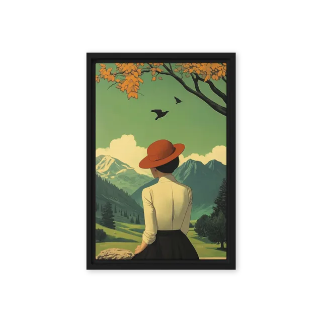 Autumn Mountain Vista | Art Print