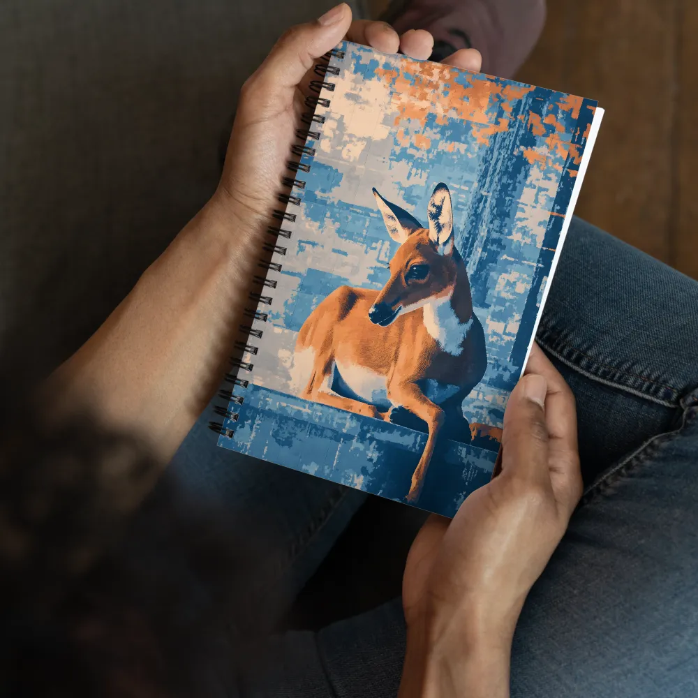 Serenity in Color: The Reclining Deer