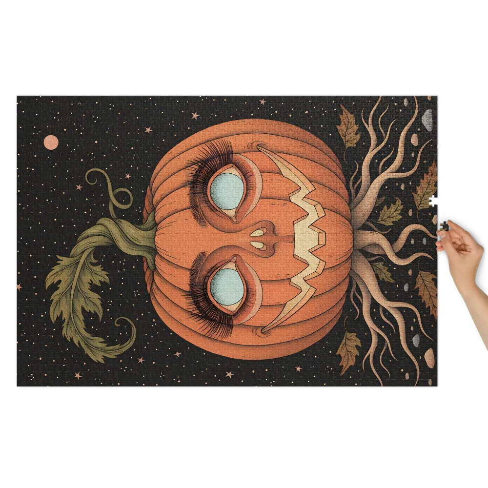 Rooted Jack-o'-Lantern | Jigsaw Puzzles