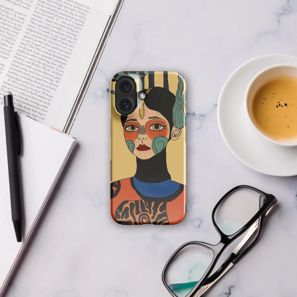 Psychedelic Mushroom Portrait 
 Samsung Galaxy S23 Plus | Snap Case