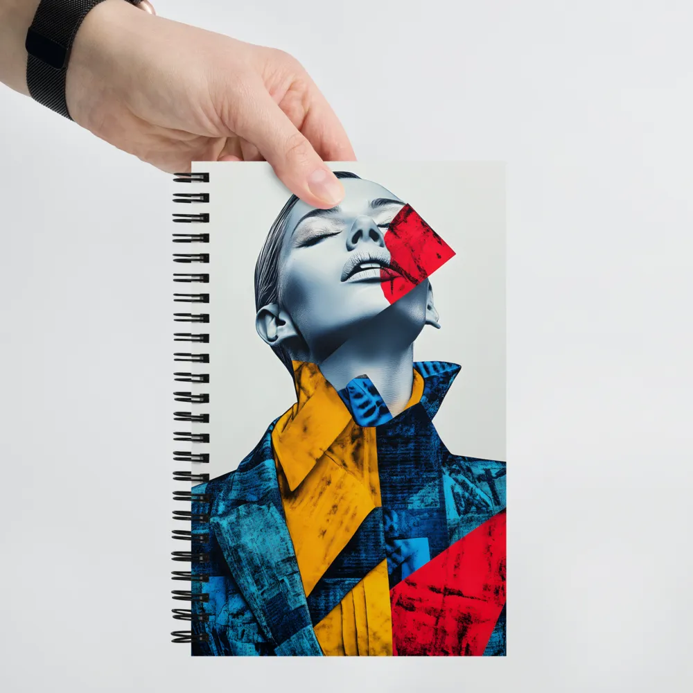 Fragmented Confidence: A Surreal Fashion Portrait