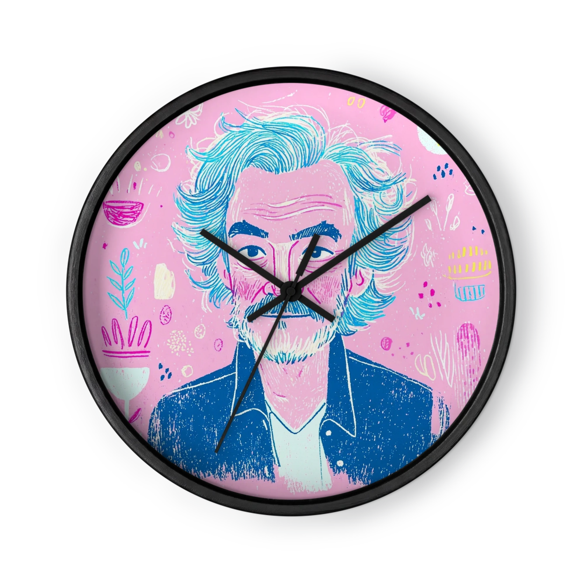 Whimsical Pink Portrait