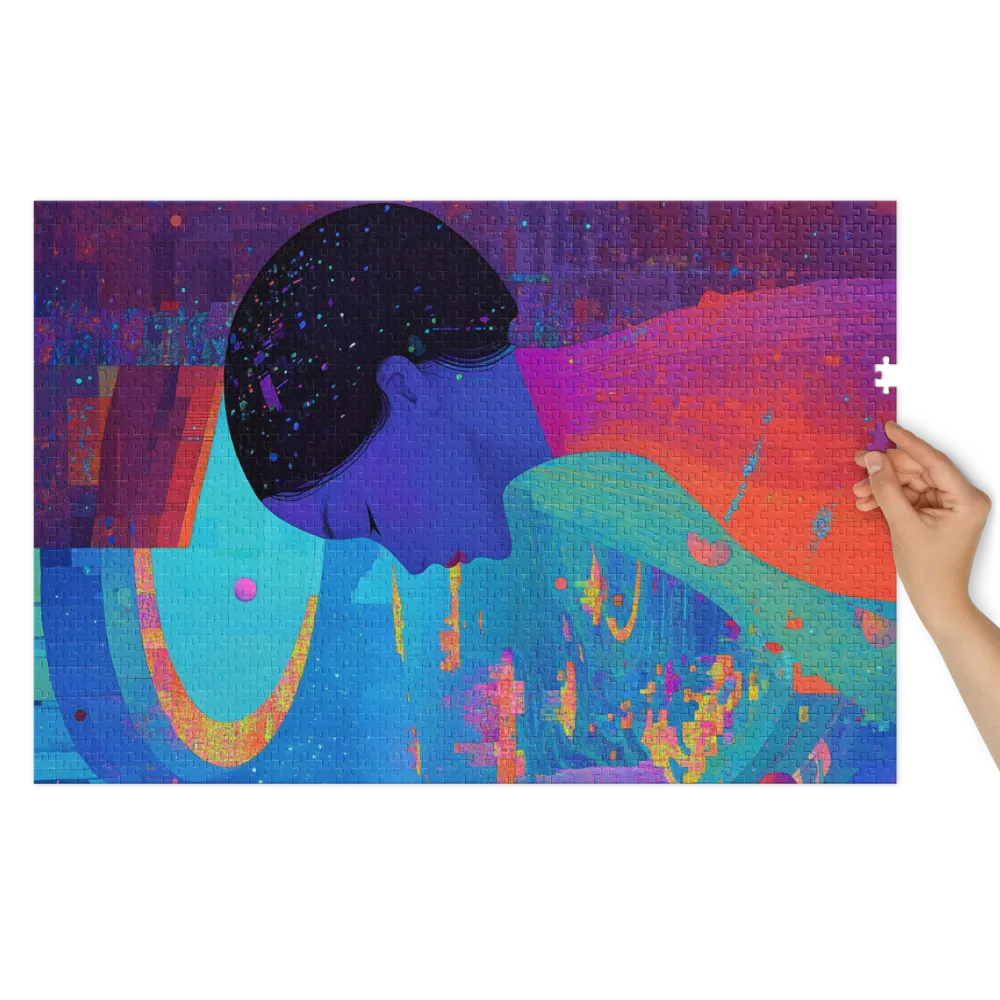 Cosmic Profile Illustration | Jigsaw Puzzle (252/520 pieces)