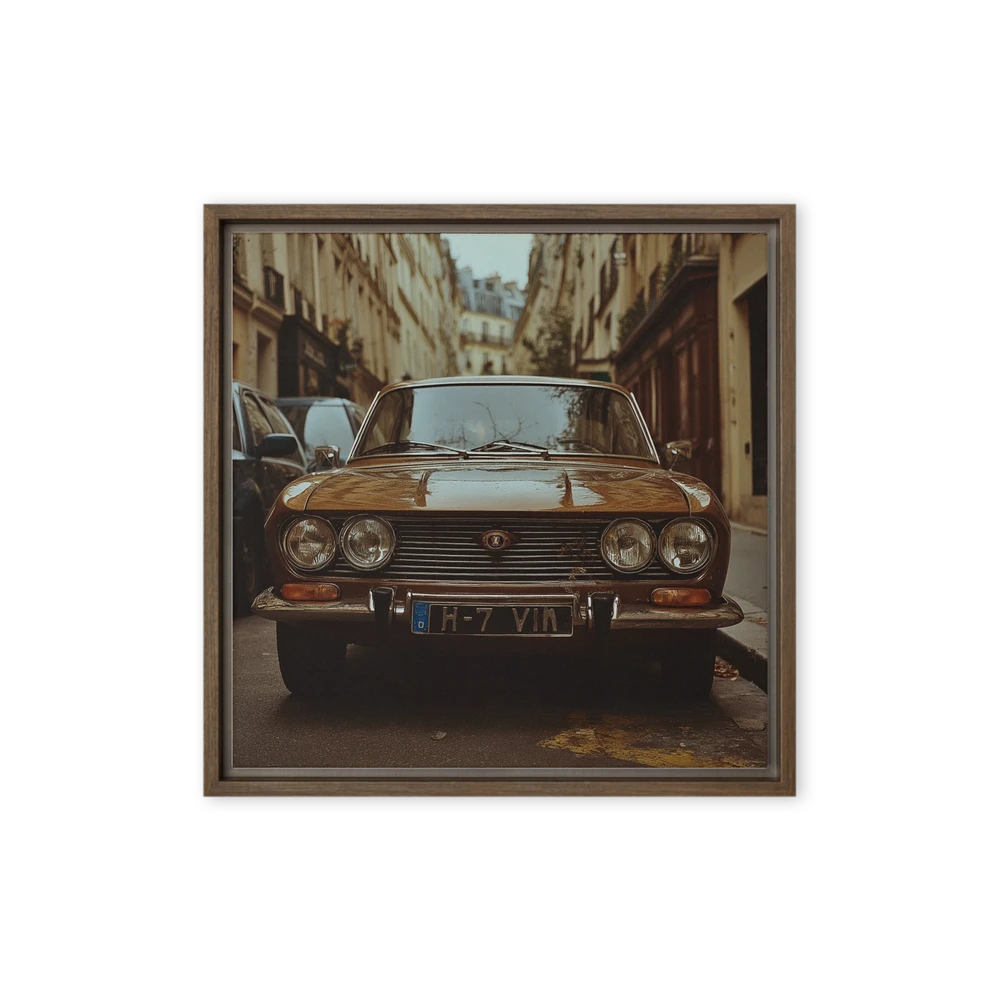Vintage Car in Paris | Art Print